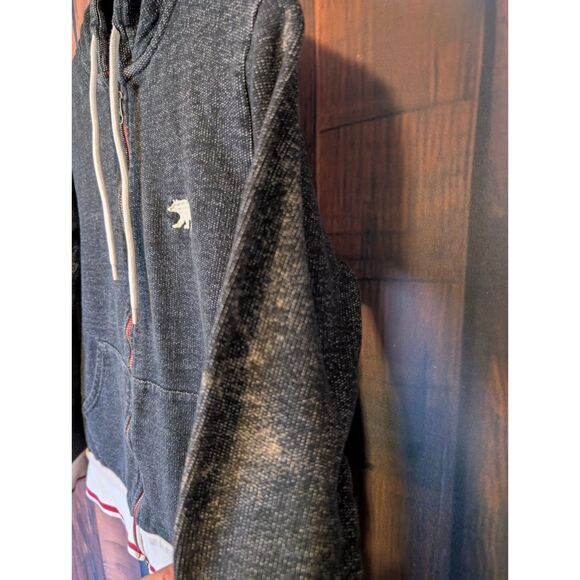 Women's Hatley Heritage zip up gray red white hoodie size S/P streetwear preppy - Picture 3 of 6